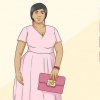 Escolhendo acessórios com um vestido