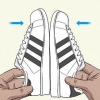 Limpando sapatos adidas