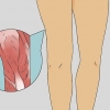 Massageando as pernas