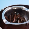 Fazendo cachos de chocolate