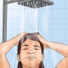 Cortando a parte de trás de um corte de cabelo bob