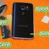 Removendo a parte traseira de um samsung galaxy