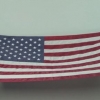 Dobrando a bandeira americana