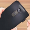 Removendo a bateria de um lg g2
