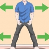 Fazendo o exercício de vácuo abdominal