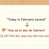 Diga a data em espanhol