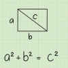 Calcule o comprimento da diagonal de um retângulo
