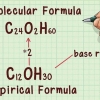 Determinando a fórmula molecular de uma substância
