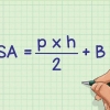 Determinando a área de uma pirâmide