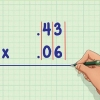 Multiplicando frações decimais