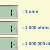 Lendo um ohmímetro digital