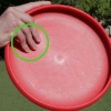 Jogando um frisbee