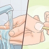 Remova uma lente de contato quebrada