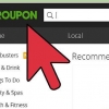 Usando um voucher groupon