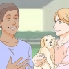Acariciando um cachorro