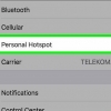 Transforme seu iphone em um 'hotspot pessoal'