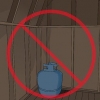 Armazenar um tanque de gás propano fora