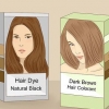 Tingindo uma peruca de cabelo humano