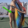 Colocar um sarongue