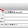 Envie uma mensagem de texto do seu e-mail
