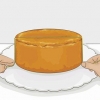 Cubra um bolo com fondant