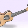 Afinando um ukulele