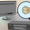 Conecte um videocassete à sua tv