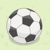Atirar uma bola de futebol