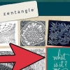 Fazendo um zentangle