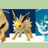 Eevee evolui em todas as suas evoluções
