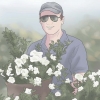 Plantando gardênias