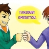 Dizendo feliz aniversário em japonês