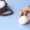 Mantendo ovos cozidos e não cozidos separados