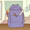 Bem preparado e ir para a escola a tempo