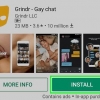 Usando o grindr