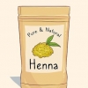 Misture henna para o seu cabelo