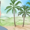Subindo em um coqueiro