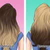 Pinte o cabelo para obter um efeito ombré