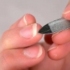 Limpando as unhas