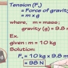 Calculando forças em física