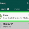 Participe de um grupo do whatsapp no ​​android