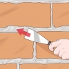 Remoção de argamassa de tijolos