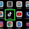 Apare música em um vídeo do tiktok em um iphone ou ipad