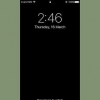 Vá para a central de notificações no iphone