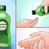 Usando álcool isopropílico