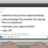 Responder a um e-mail de agradecimento