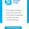 Instale o skype no seu computador
