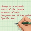 Calcule o calor específico