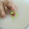 Fazendo sushi de frutas