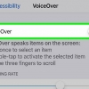 Desative o voiceover no seu iphone